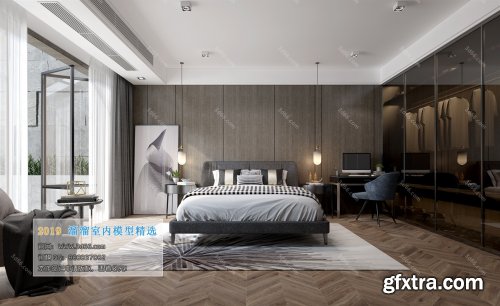 Modern Style Bedroom 185 (2019)