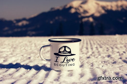 Retro Camp T-Shirt Design Set Logo Adventure Quote