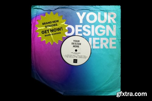 CreativeMarket - Vinyl Record Mockup 4250259
