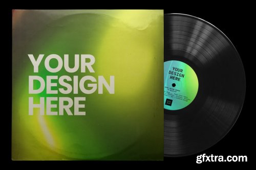 CreativeMarket - Vinyl Record Mockup 4250259