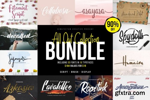 CreativeMarket - ALL OUT COLLECTION BUNDLE 4235246