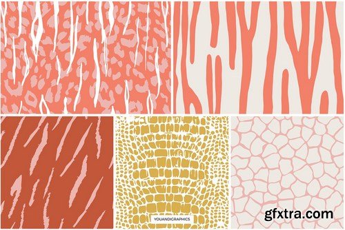 Animal Print Seamless Patterns