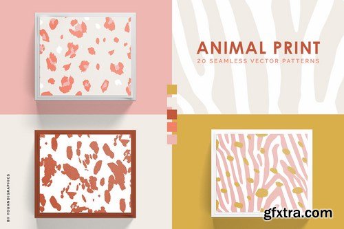 Animal Print Seamless Patterns