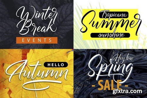 Margaritha-Tropicana Unique Brush Script Font