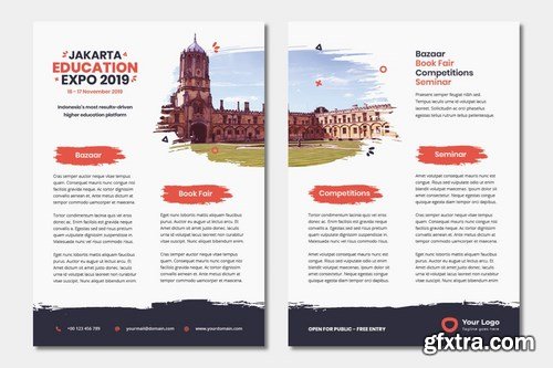 Bifold Brochure Template - Education Flyer