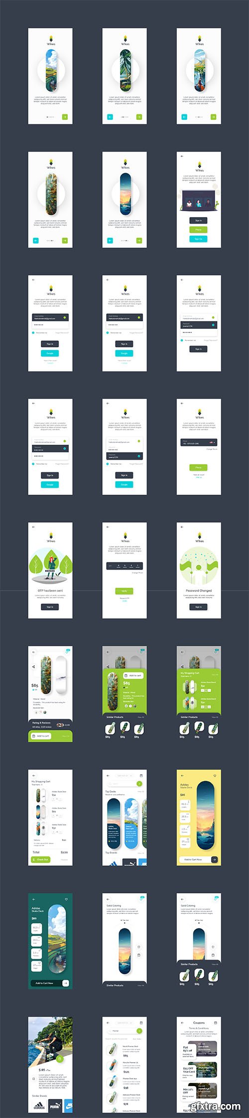 Wikes- Ecommerce App Ui Kit