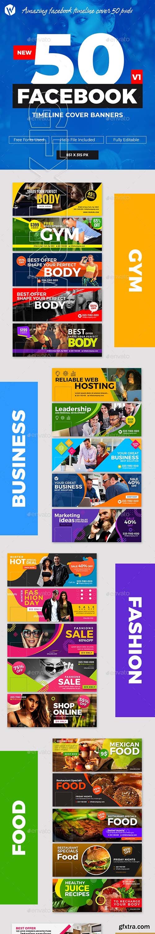 GraphicRiver - 50 Facebook Cover - V1 24883252