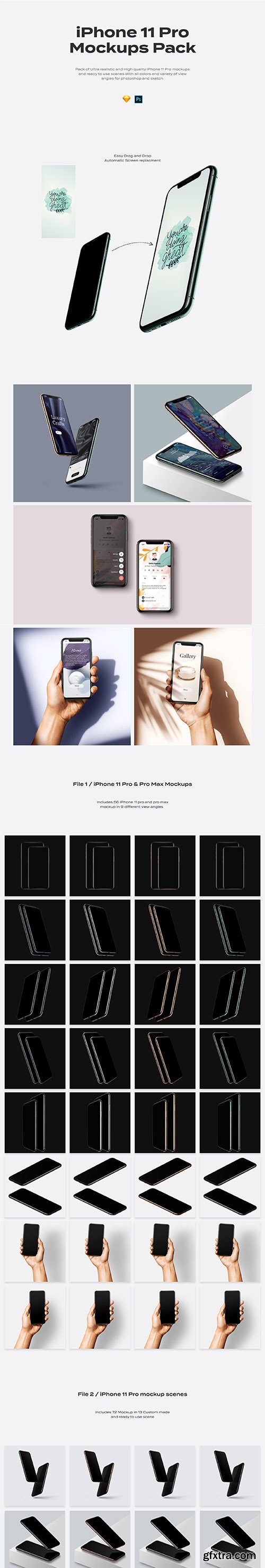 iPhone 11 pro device mockups iPhone 11 pro device mockups