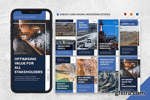 Mining Energy Instagram Stories AI and PSD