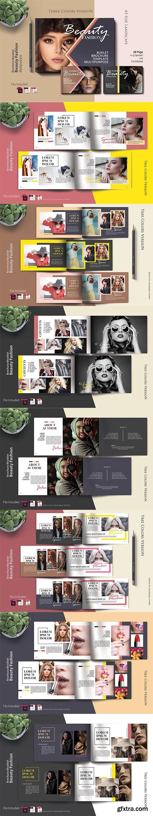 A5 Beauty - Booklet Brochure Template A5 Beauty - Booklet Brochure Template