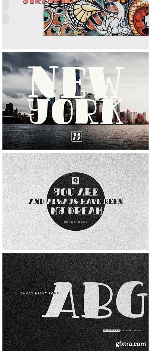 CM - CANDY NIGHT FONT 3934595 CM - CANDY NIGHT FONT 3934595