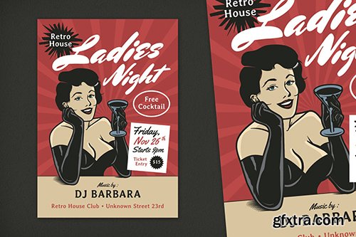 Retro Party Flyer Retro Party Flyer
