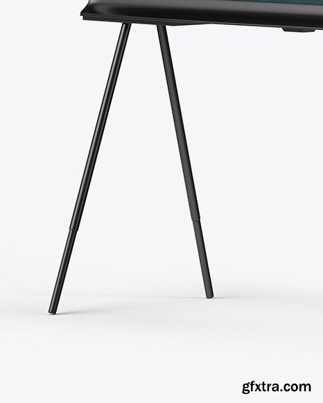 Samsung The Serif TV Mockup - Half Side View 50871