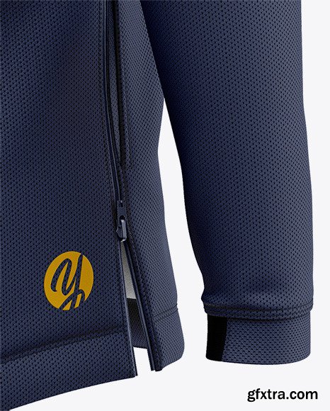 Basketball Full-Zip Hoodie Mockup 50818