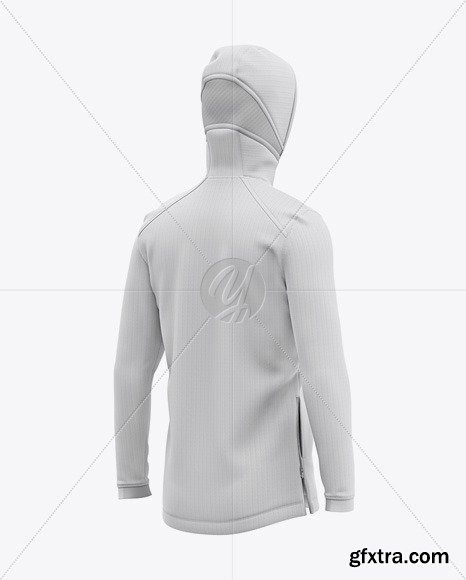 Basketball Full-Zip Hoodie Mockup 50818