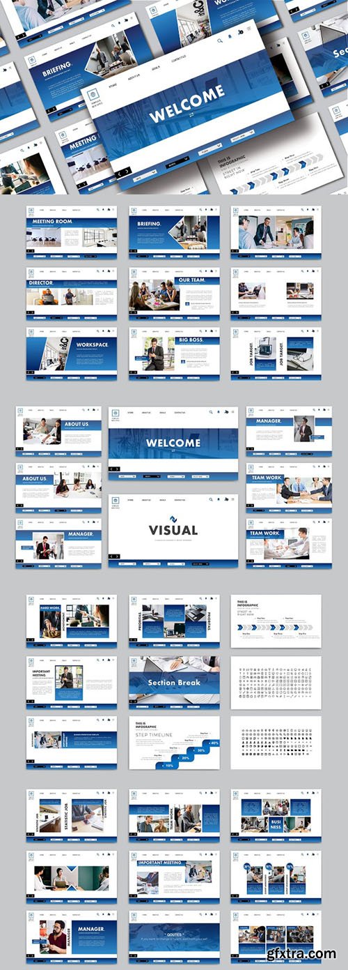 Visual - Powerpoint, Keynote and Google Slides