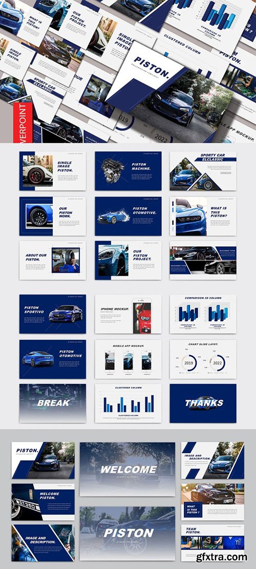 PISTON - Powerpoint, Keynote and Google Slides PISTON - Powerpoint, Keynote and Google Slides