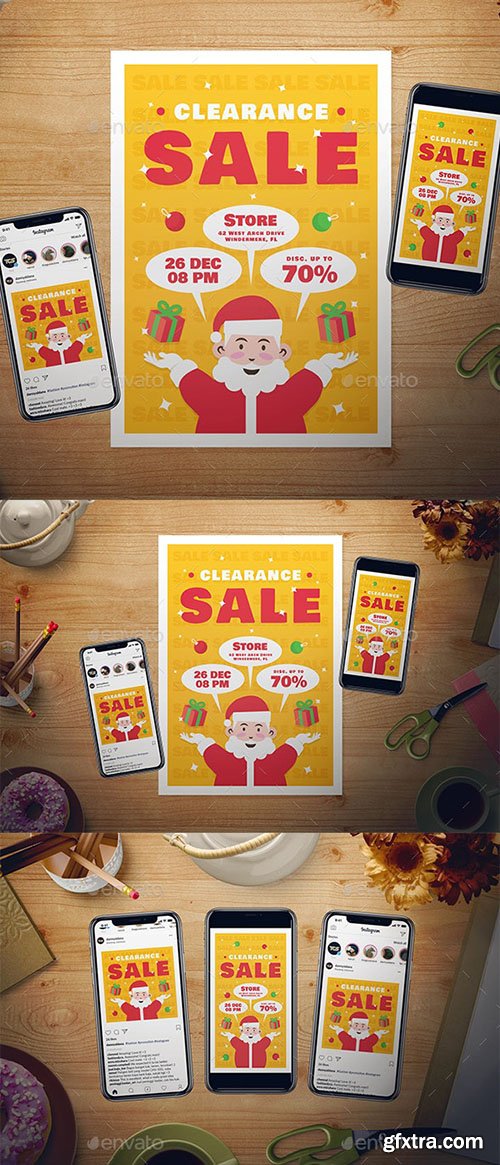 Christmas Sale Flyer Set 22878774