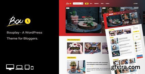 ThemeForest - Bouplay WP v1.9 - A WordPress Theme for Bloggers - 22170698