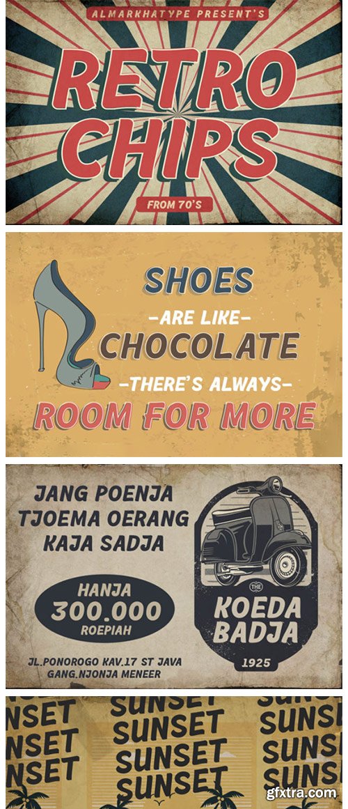 Retrochips Font Retrochips Font