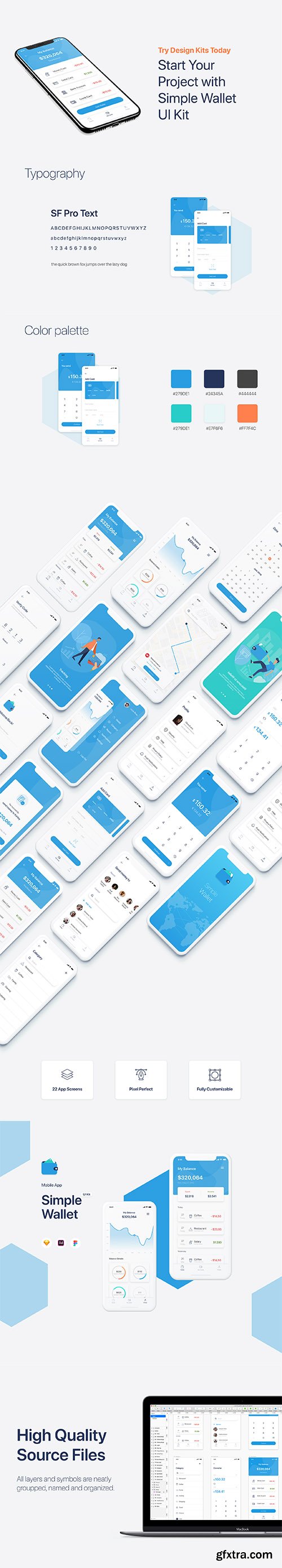 Simple Wallet App UI UX Kit Simple Wallet App UI UX Kit