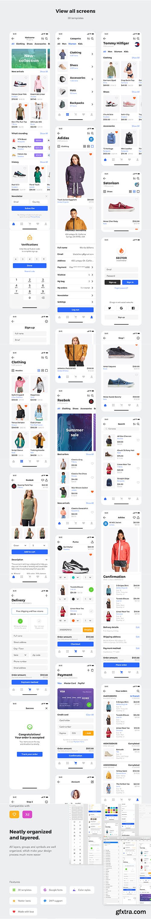 Sector UI Kit. E-commerce Sector UI Kit. E-commerce