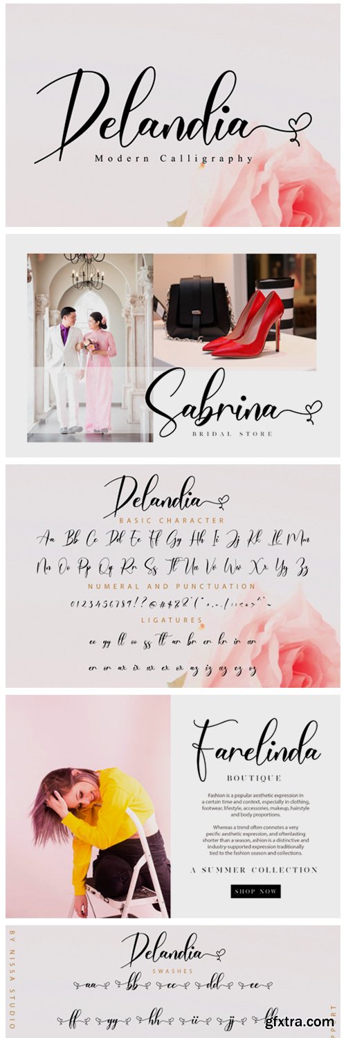 Delandia Font Delandia Font