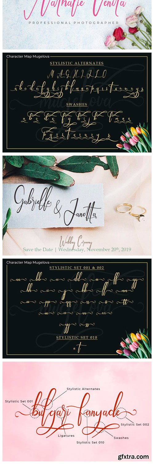 Mugelova Font Mugelova Font