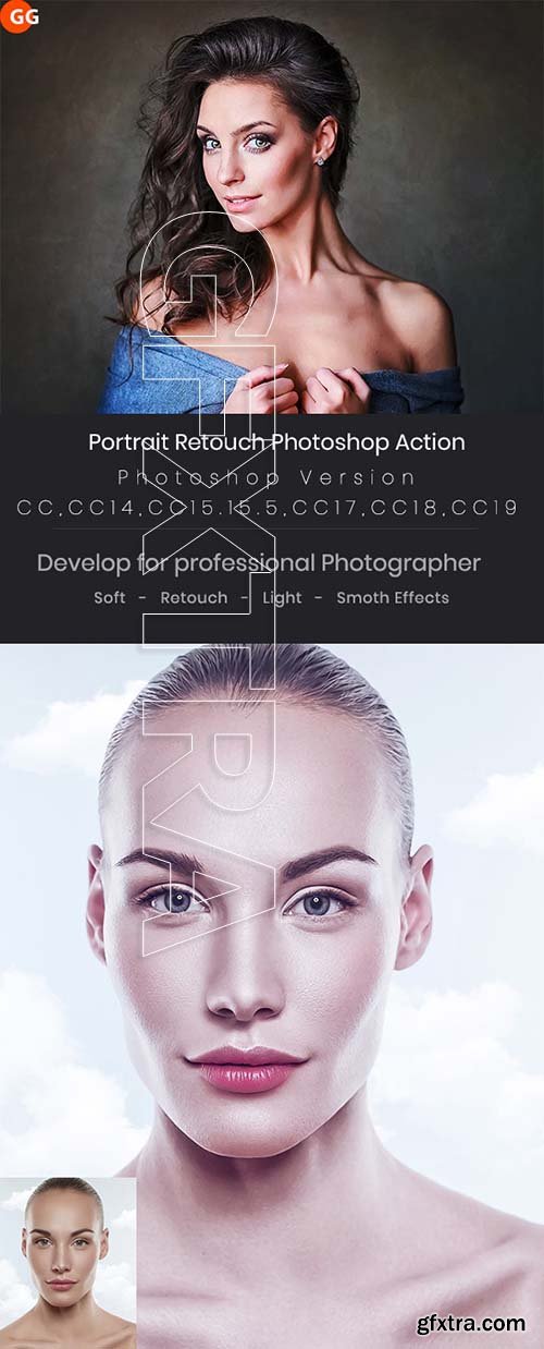 GraphicRiver - Portrait Retouch Photoshop Action 24691680
