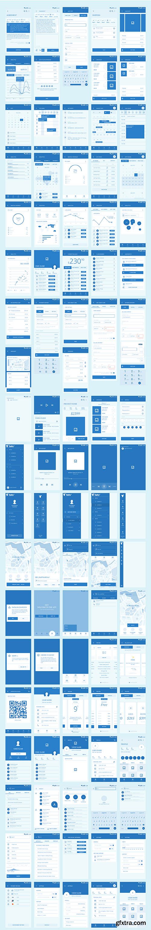 Tapky 1 Wireframe Kit