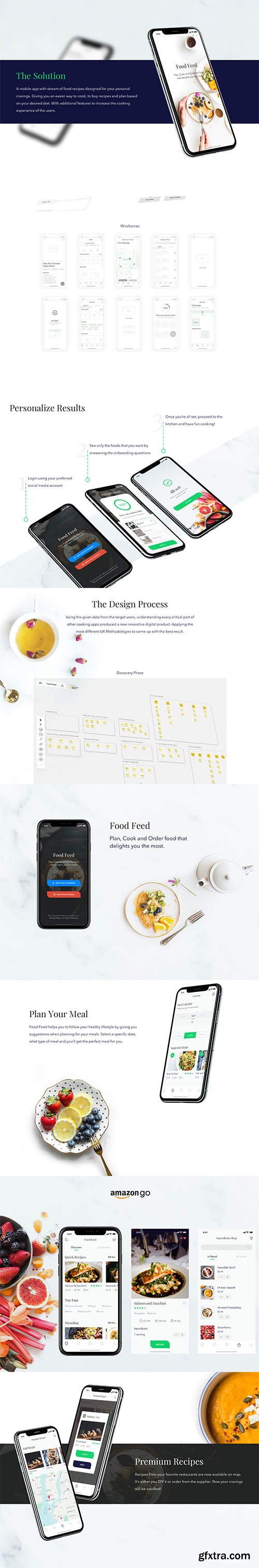 Food Feed UI Template Food Feed UI Template