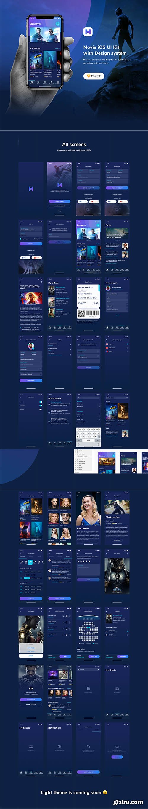 Moveee - Movie UI Kit Moveee - Movie UI Kit