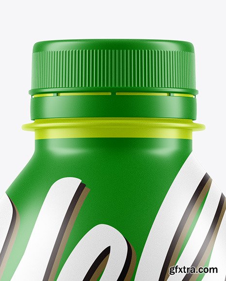 Glossy Plastic Bottle Mockup 51079