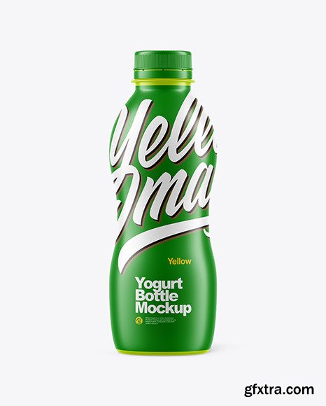 Glossy Plastic Bottle Mockup 51079