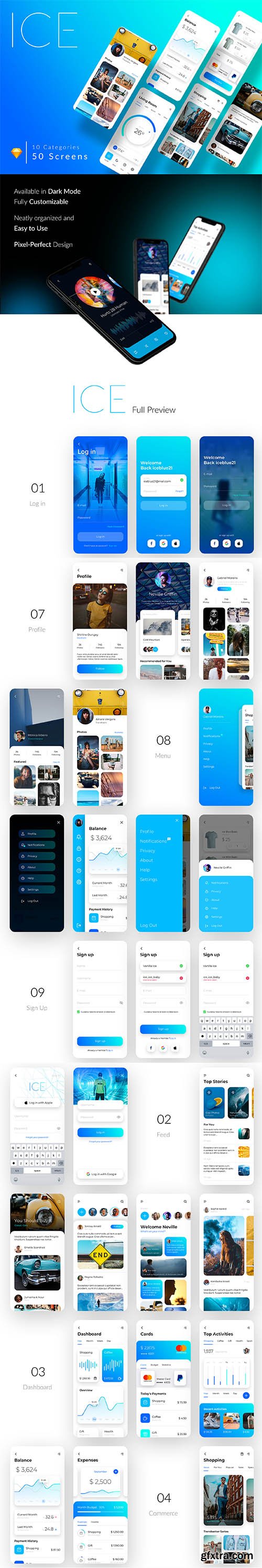 ICE Multipurpose iOS UI Kit ICE Multipurpose iOS UI Kit