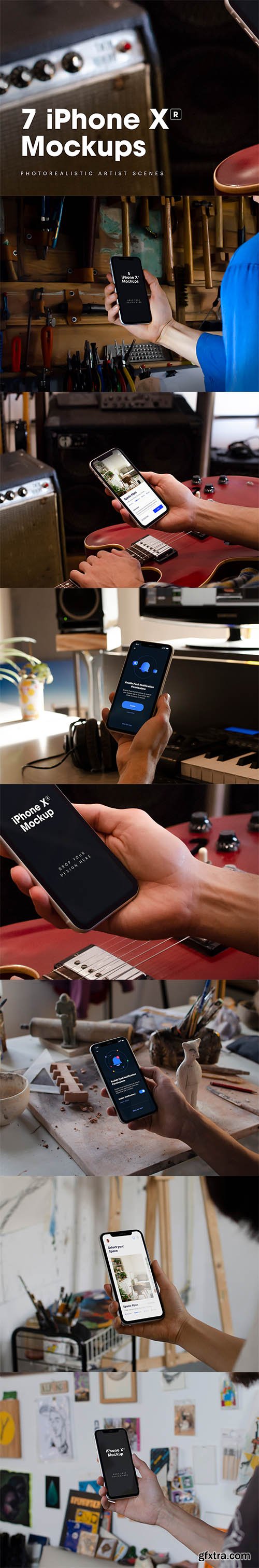 7 iPhone XR Mockups 7 iPhone XR Mockups