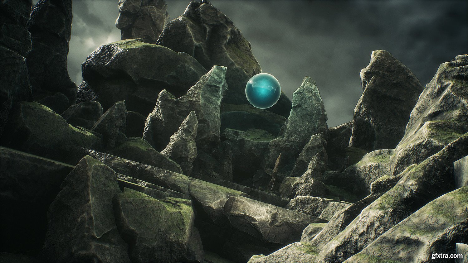 Unreal Engine 4 Mountain Rocks GFxtra