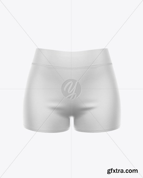 Women\'s Sport Shorts Mockup - Front View 51590