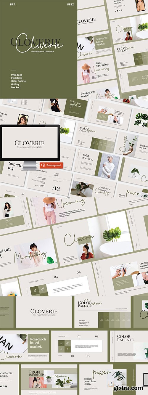 Cloverie Creative Presentation - JJ Powerpoint, Keynote and Google Slides