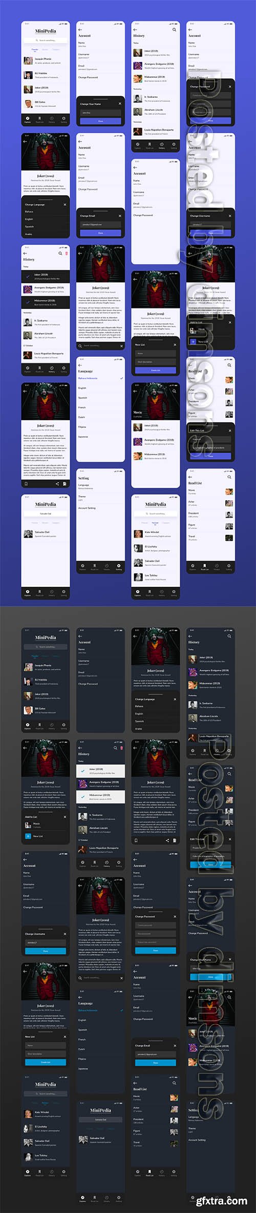 MiniPedia | Encyclopedia UI Kit MiniPedia | Encyclopedia UI Kit