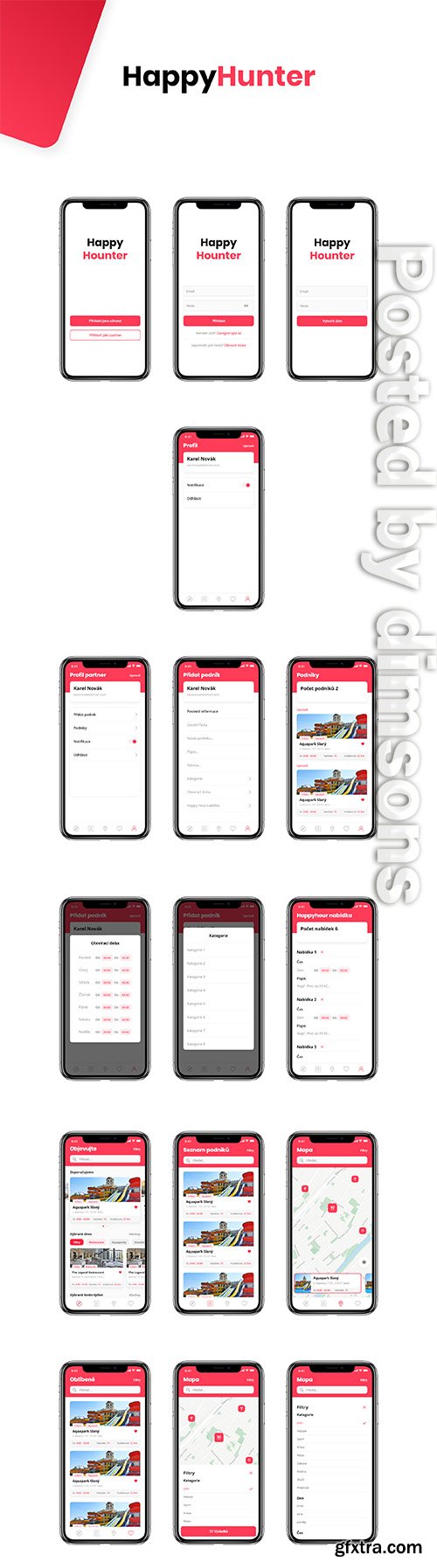 Happy Hounter UI KIT