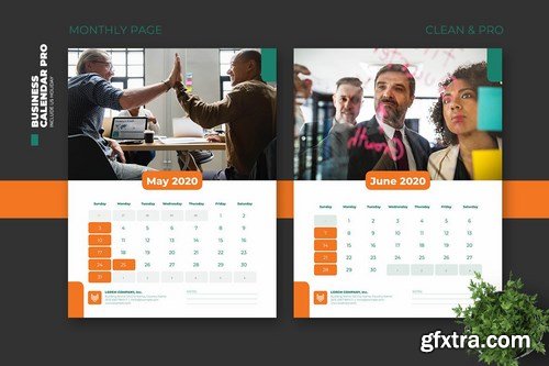 2020 Clean Business Calendar Pro with US Holiday 2020 Clean Business Calendar Pro with US Holiday
