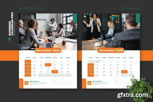 2020 Clean Business Calendar Pro with US Holiday 2020 Clean Business Calendar Pro with US Holiday