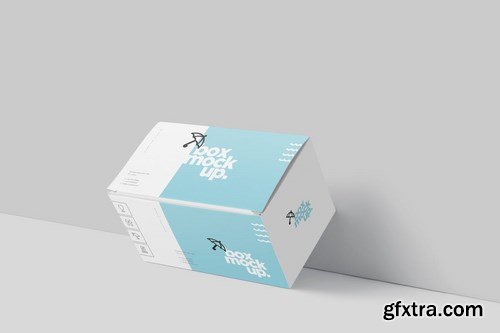 Box Mockup Set - Wide Rectangle Big Size