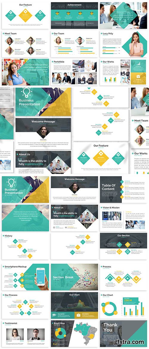 Brain - Business Powerpoint Template Brain - Business Powerpoint Template