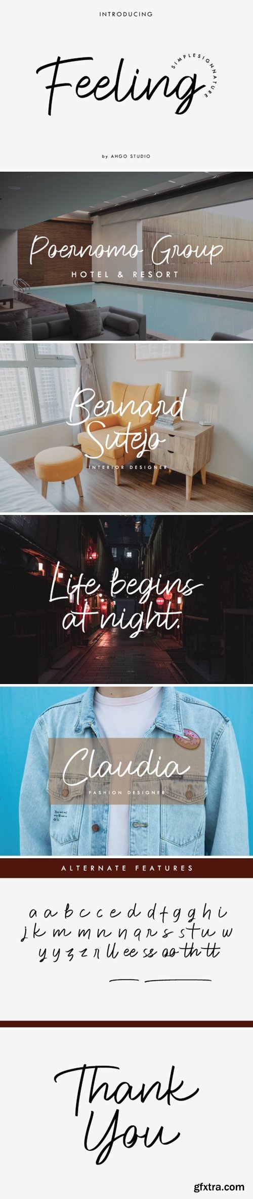 Feeling Signature Font