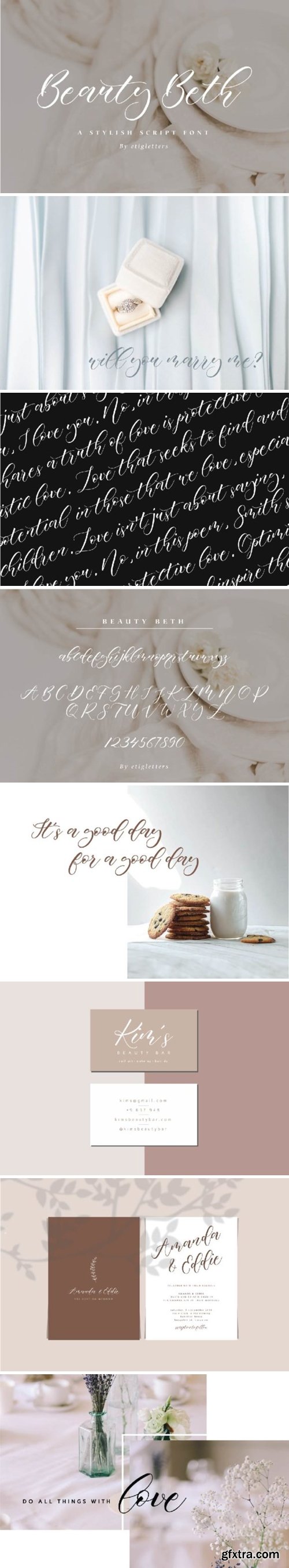 Beauty Beth Font