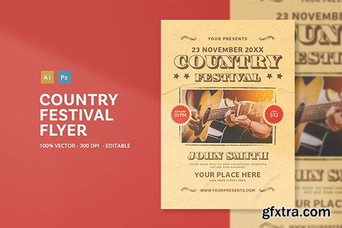 Country Festival Flyer