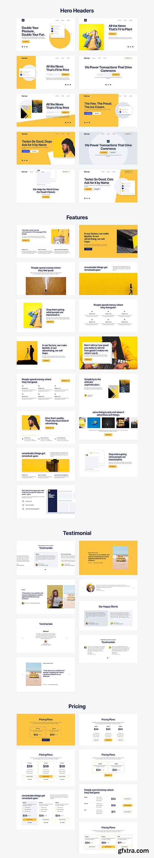 Normal - Website Sections Normal - Website Sections