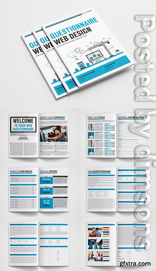 Questionnaire Layout with Blue Accents 302321487 Questionnaire Layout with Blue Accents 302321487